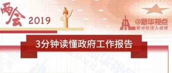 3分钟读懂2019年政府工作报告