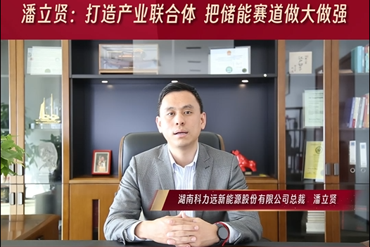 潘立贤：打造产业联合体  把储能赛道做大做强